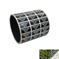 250 Black Tamper Evident Security Holographic Label Seal Sticker, Rectangle 1" x 0.375" (25mm x 9mm). CustomPrinted. >Click on item details to Customize.