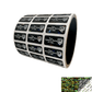 5,000 Black Tamper Evident Security Holographic Label Seal Sticker, Rectangle 1" x 0.5" (25mm x 13mm). CustomPrinted. >Click on item details to Customize.