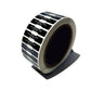 5,000 Black Tamper Evident Security Hologram Label Seal Sticker, Dogbone 1.75" x 0.375" (44mm x 9mm). CustomPrinted. >Click on item details to Customize.
