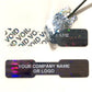 5,000 Black Tamper Evident Security Hologram Label Seal Sticker, Dogbone 1.75" x 0.375" (44mm x 9mm). CustomPrinted. >Click on item details to Customize.