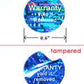 250 Blue Tamper Evident Security Hologram Round Label Seal Sticker, Circle 0.625" diameter (16mm). CustomPrinted. >Click on item details to Customize.