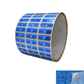 5,000 Blue Tamper Evident Security Hologram Label Seal Sticker, Rectangle 0.75" x 0.25" (19mm x 6mm). CustomPrinted. >Click on item details to Customize.