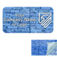 2,000 Blue Tamper Evident Security Holographic Label Seal Sticker, Rectangle 1" x 0.5" (25mm x 13mm). CustomPrinted. >Click on item details to Customize.