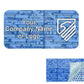 2,000 Blue Tamper Evident Security Holographic Label Seal Sticker, Rectangle 1" x 0.5" (25mm x 13mm). CustomPrinted. >Click on item details to Customize.