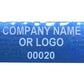 250 Blue Tamper Evident Security Holographic Label Seal Sticker, Rectangle 2" x 1" (51mm x 25mm). CustomPrinted. >Click on item details to Customize.