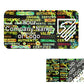 5,000 Black Tamper Evident Security Holographic Label Seal Sticker, Rectangle 1" x 0.5" (25mm x 13mm). CustomPrinted. >Click on item details to Customize.