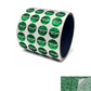 250 Green Tamper Evident Security Hologram Round Label Seal Sticker, Circle 0.625" diameter (16mm). CustomPrinted. >Click on item details to Customize.