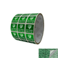 1,000 Green Tamper Evident Security Hologram Label Seal Sticker, Square 0.75" (19mm). CustomPrinted. >Click on item details to Customize.