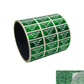 500 Green Tamper Evident Security Holographic Label Seal Sticker, Rectangle 1" x 0.375" (25mm x 9mm). CustomPrinted. >Click on item details to Customize.