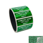 250 Green Tamper Evident Security Holographic Label Seal Sticker, Rectangle 2" x 0.75" (51mm x 19mm). CustomPrinted. >Click on item details to Customize.