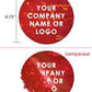 500 Red Tamper Evident Security Hologram Round Label Seal Sticker, Circle 0.75" diameter (19mm). CustomPrinted. >Click on item details to Customize.