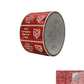 250 Red Tamper Evident Security Holographic Label Seal Sticker, Rectangle 2" x 1" (51mm x 25mm). CustomPrinted. >Click on item details to Customize.