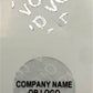 5,000 Metallic Tamper Evident Security Labels Silver Matte TamperVoidPro Seal Sticker, Round/ Circle 0.5" diameter (13mm). Custom Printed. >Click on item details to customize.