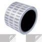 1,000 Metallic Tamper Evident Security Labels Silver Matte TamperVoidPro Seal Sticker, Rectangle 0.75" x 0.25" (19mm x 6mm). Custom Printed. >Click on item details to customize.