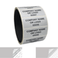 10,000 Metallic Tamper Evident Security Labels Silver Matte TamperVoidPro Seal Sticker, Rectangle 2" x 0.75" (51mm x 19mm). Custom Printed. >Click on item details to customize.