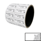 500 Tamper Evident Security Labels White TamperVoidPro Seal Sticker, Rectangle 1.5" x 0.6" (38mm x 15mm). Custom Printed. >Click on item details to customize.