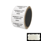 2,000 White Destructible Security Labels, Rectangle 2" x 1" (51mm x 25mm), Printed: Warranty, Void if Removed + Serial Number