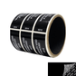 5,000 Tamper Evident Black Security Labels TamperColor® Seal Sticker, Rectangle 2.75" x 1" (70mm x 25mm). Printed: Warranty Void if Removed + Serialization