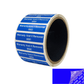 250 Blue TamperColor® Tamper Evident Security Label Seal Sticker, Rectangle 2" x 0.5" (51mm x 13mm). Printed: Warranty Void if Removed + Serial Number