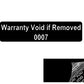 10,000 Black TamperColor® Tamper Evident Security Label Seal Sticker, Rectangle 2" x 0.5" (51mm x 13mm). Printed: Warranty Void if Removed + Serial Number