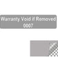 1,000 Grey TamperColor® Tamper Evident Security Label Seal Sticker, Rectangle 2" x 0.5" (51mm x 13mm). Printed: Warranty Void if Removed + Serial Number