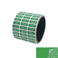 250 Tamper Evident Green Security Labels TamperColor® Seal Sticker, Rectangle 0.75" x 0.25" (19mm x 6mm). Printed: Warranty Void if Removed + Serialization.