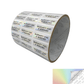 250 Rainbow TamperColor® Tamper Evident Security Label Seal Sticker, Rectangle 1"x 0.375" (25mm x 9mm). Printed: Warranty Void if Removed + Serial Number