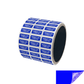 1,000 Blue TamperGuard® Tamper Evident Security Label Seal Sticker Non Residue, Rectangle 0.75" x 0.25" (19mm x 6mm). Printed: Warranty Void if Removed + Serial Number.