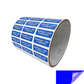 250 Blue TamperGuard® Tamper Evident Security Label Seal Sticker Non Residue, Rectangle 1"x 0.375" (25mm x 9mm). Printed: Warranty Void if Removed + Serial Number.