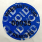 250 Tamper Evident Blue Non Residue Security Labels TamperGuard® Seal Sticker, Round/ Circle 0.75" diameter (19mm). Printed: Warranty Void if Removed + Serialized