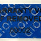 5,000 Tamper Evident Blue Non Residue Security Labels TamperGuard® Seal Sticker, Rectangle 1.5" x 0.6" (38mm x 15mm). Printed: Warranty Void if Removed + Serialized
