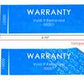 10,000 Tamper Evident Blue Non Residue Security Labels TamperGuard® Seal Sticker, Rectangle 2.75" x 1" (70mm x 25mm). Printed: Warranty Void if Removed + Serialized