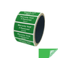 2,000 Green TamperGuard® Tamper Evident Security Label Seal Sticker Non Residue, Rectangle 2" x 0.75" (51mm x 19mm). Printed: Warranty Void if Removed + Serial Number.