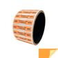 10,000 Tamper Evident Orange Non Residue Security Labels TamperGuard® Seal Sticker, Dogbone 1.75" x 0.375" (44mm x 9mm). Printed: Warranty Void if Removed + Serialized