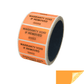 10,000 Tamper Evident Orange Non Residue Security Labels TamperGuard® Seal Sticker, Rectangle 2" x 1" (51mm x 25mm). Printed: Warranty Void if Removed + Serialized