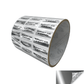 250 Silver Bright/ Chrome TamperGuard® Tamper Evident Security Label Seal Sticker Non Residue, Rectangle 1"x 0.375" (25mm x 9mm). Printed: Warranty Void if Removed + Serial Number.