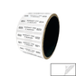 250 Tamper Evident White Non Residue Security Labels TamperGuard® Seal Sticker, Dogbone 1.75" x 0.375" (44mm x 9mm). Printed: Warranty Void if Removed + Serialized