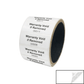 10,000 White TamperGuard® Tamper Evident Security Label Seal Sticker Non Residue, Rectangle 2" x 0.75" (51mm x 19mm). Printed: Warranty Void if Removed + Serial Number.