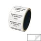 1,000 Tamper Evident White Non Residue Security Labels TamperGuard® Seal Sticker, Rectangle 2" x 1" (51mm x 25mm). Printed: Warranty Void if Removed + Serialized