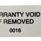 10,000 Tamper Evident White Non Residue Security Labels TamperGuard® Seal Sticker, Rectangle 2.75" x 1" (70mm x 25mm). Printed: Warranty Void if Removed + Serialized