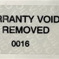 10,000 Tamper Evident White Non Residue Security Labels TamperGuard® Seal Sticker, Rectangle 2.75" x 1" (70mm x 25mm). Printed: Warranty Void if Removed + Serialized