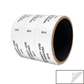 10,000 Tamper Evident White Non Residue Security Labels TamperGuard® Seal Sticker, Rectangle 2.75" x 1" (70mm x 25mm). Printed: Warranty Void if Removed + Serialized