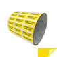 10,000 Yellow TamperGuard® Tamper Evident Security Label Seal Sticker Non Residue, Rectangle 1"x 0.375" (25mm x 9mm). Printed: Warranty Void if Removed + Serial Number.