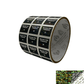 1,000 Black Tamper Evident Holographic Security Label Seal Sticker TamperMax®, Rectangle .75" x 0.6" (19mm x 15mm). Printed: Warranty Void if Removed + Serialization