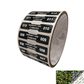 250 Black Tamper Evident Holographic Security Label Seal Sticker, Dogbone 1.75" x 0.375" (44mm x 9mm). Printed: Warranty Void if Removed + Serialization