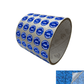 2,000 Blue Tamper Evident Holographic Security Round Label Seal Sticker TamperMax®, Circle 0.5" diameter (13mm). Printed: Warranty Void if Removed + Serialization