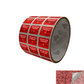1,000 Red Tamper Evident Holographic Security Label Seal Sticker TamperMax®, Rectangle .75" x 0.6" (19mm x 15mm). Printed: Warranty Void if Removed + Serialization