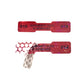 1,000 Red Tamper Evident Holographic Security Label Seal Sticker, Dogbone 1.75" x 0.375" (44mm x 9mm). Printed: Warranty Void if Removed + Serialization