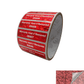 1,000 Tamper Evident Holographic Bright Red Security Label Seal Sticker, Rectangle 2" x 0.5" (51mm x 13mm). Printed: Warranty Void if Removed + Serial Number