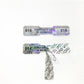 1,000 Silver Tamper Evident Holographic Security Label Seal Sticker, Dogbone 1.75" x 0.375" (44mm x 9mm). Printed: Warranty Void if Removed + Serialization